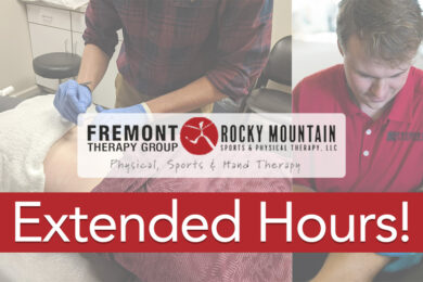 Fremont Therapy Group Has Extended Hours to Better Serve You!