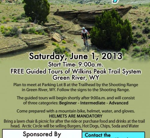 Trails Day start at 9:00 am Saturday, June 1