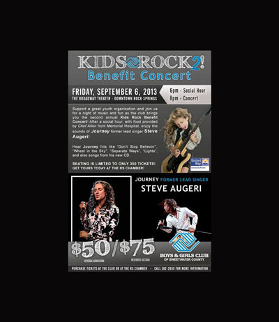 Friday’s ‘Kids Rock 2!’ concert to benefit the Boys & Girls Club of Sweetwater County