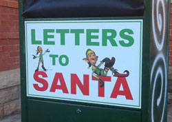 Letters to Santa mailbox arrives in Downtown Rock Springs
