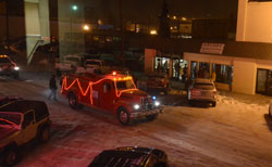 16th Annual Lighted Holiday Parade picks up the pace as seen in time lapse video