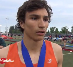 Faure burns up the mile in California