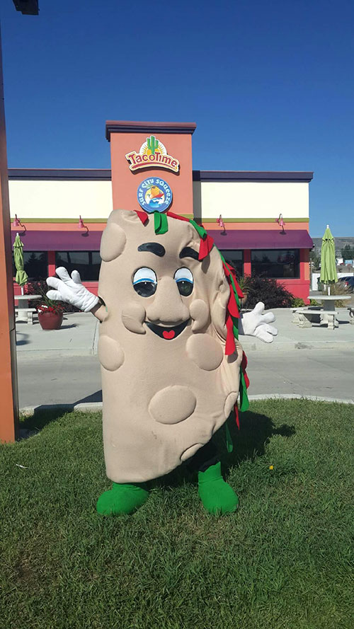 Win Amazing Prizes! Taco Time Introduces Their New Mascot Paco! Prizes Include 50 Yard Line Wyoming Cowboy Tickets, Refillable Mugs And The Coveted Key Fob Loaded With One Year Of Amazing Specials
