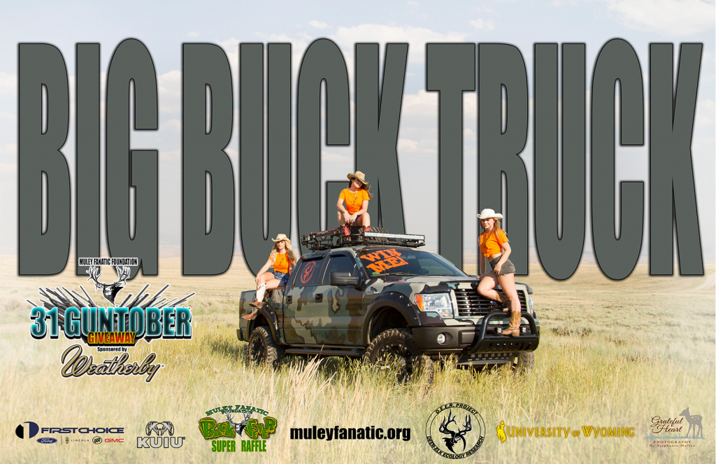 Get your tickets now for the 31 Guntober Giveaway by the Muley Fanatic Foundation!
