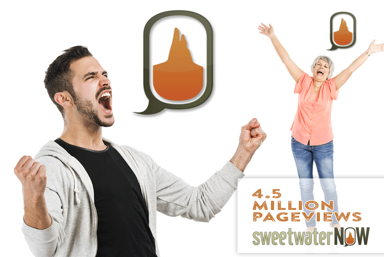 SweetwaterNOW reaches 4.5 million pageviews for the year!