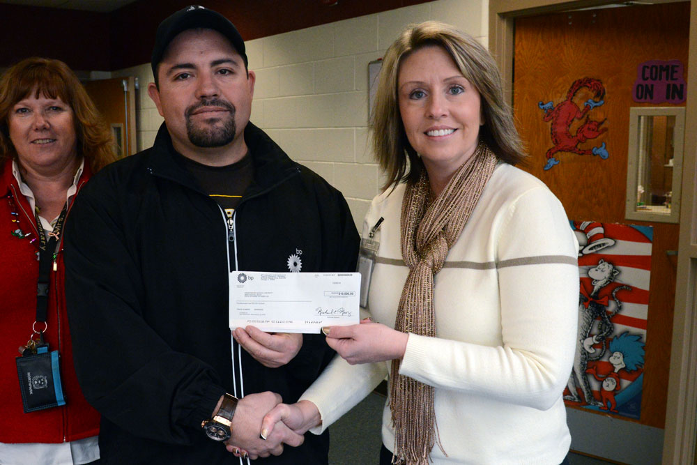 BP Donates $10,000 To Northpark Elementary; Will Be Used To Help Pay For Fourth Graders To Attend Teton Science Camp
