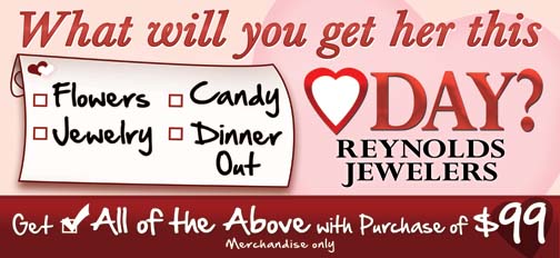 Valentine’s Day Made Easy by Reynolds Jewelers