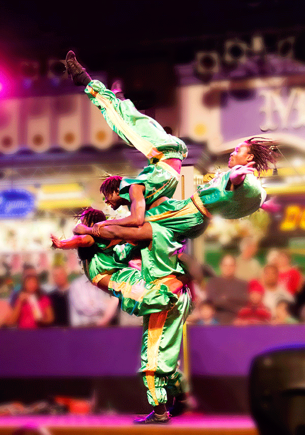 ZuZu African Acrobats to entertain at the Broadway Theater