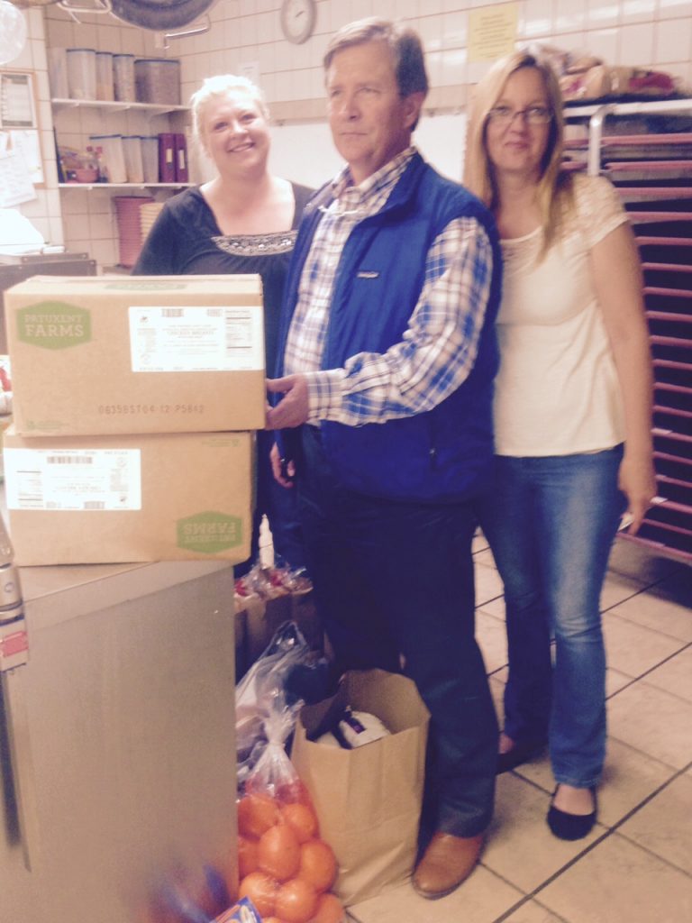 Open Range at The Outlaw Owner Donates Food to Deseret Health & Rehab Residents