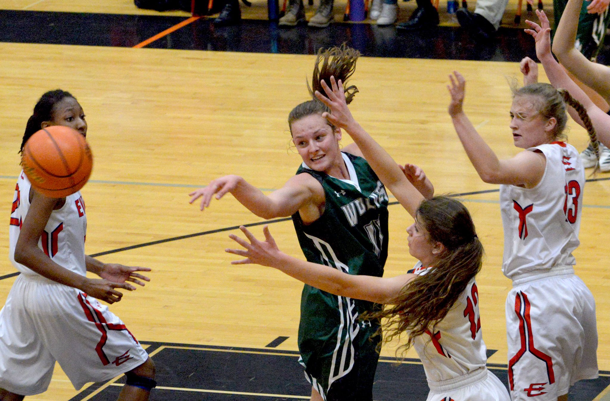 Big Evanston Second Half Ends Lady Wolves Season