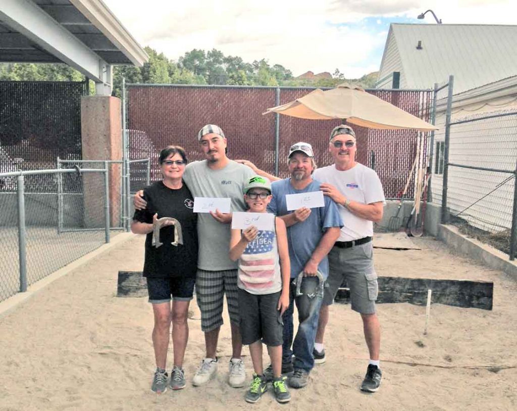 Green River Eagles Picnic Horseshoe Tournament Winners
