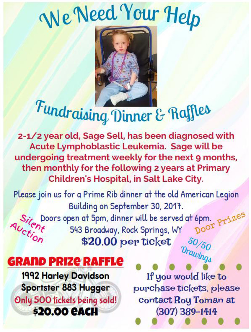 Raffle Tickets Available For Sage Sell Fundraiser