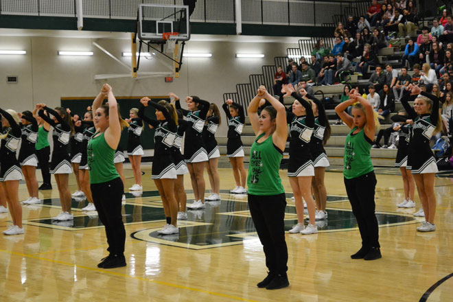 GRHS Gets Ready for Friday Night Game with Pep Rally