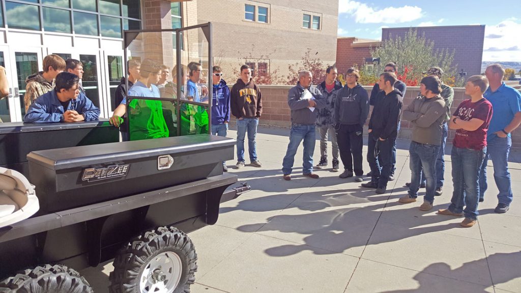 GRHS Welding Class Donates Wheelchair Accessible Hunting Trailer To Muley Fanatics Foundation