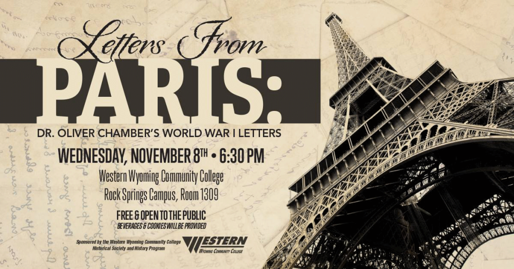 WWCC to Host Letters from Paris, Historical Event