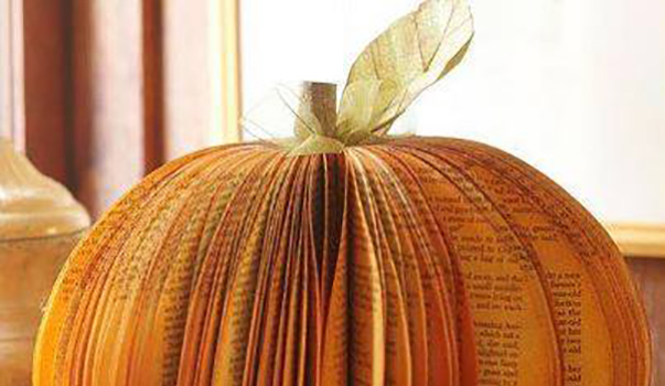 Altered Books Pumpkin Crafts Thursday!
