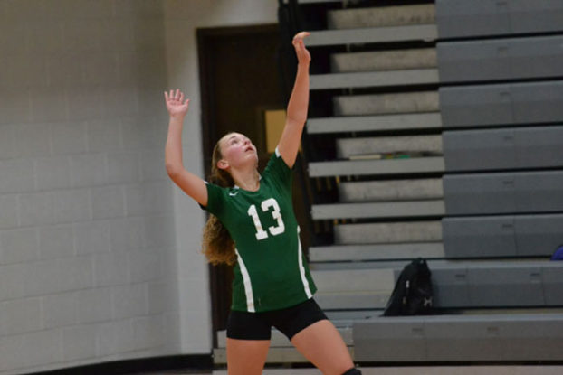 Rock Springs Middle School Volleyball Plays Pinedale at Home