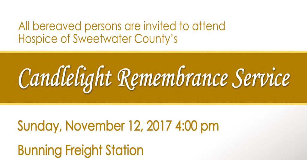Hospice of Sweetwater County Hosts Candlelight Remembrance Service