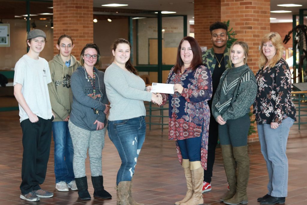 WWCC ACE-IT Club Donates Money To Boy’s & Girls Club For The Sweetwater Tree Of Sharing Program