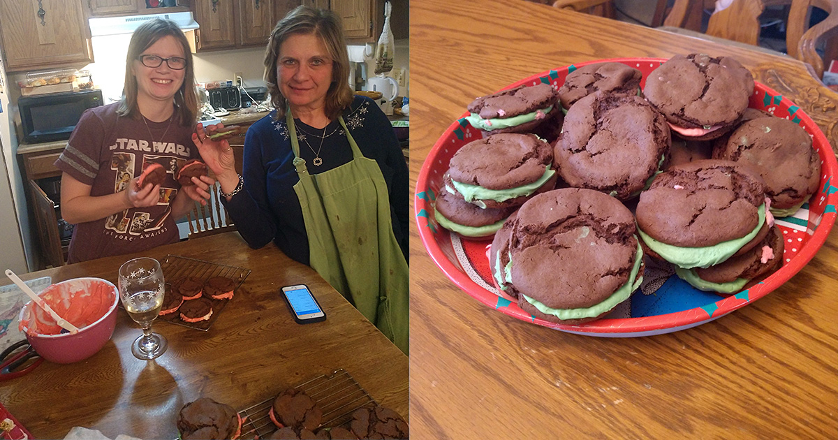 Christmas Cookie Contest – Chocolate Sandwich Cookies