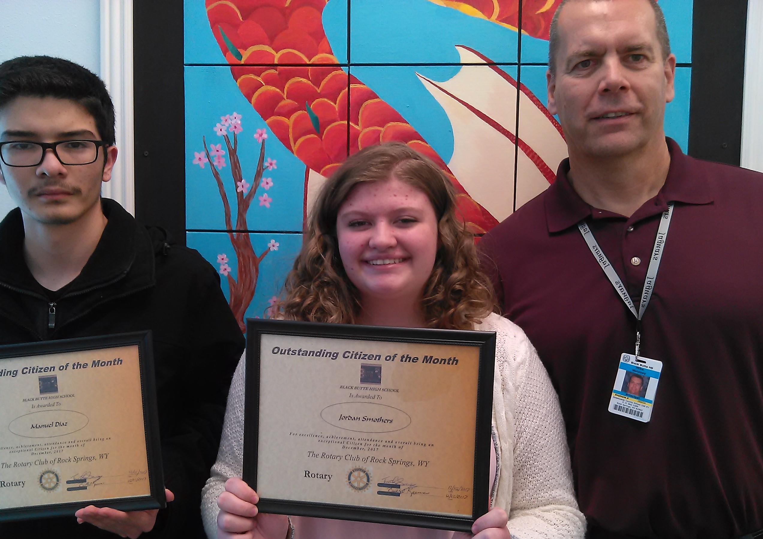 Rotary Salutes Top Students At Black Butte High