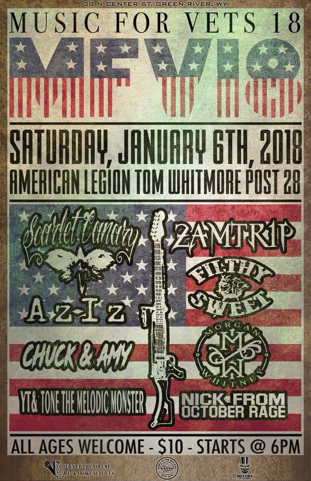 This Saturday: Music For Vets 2018