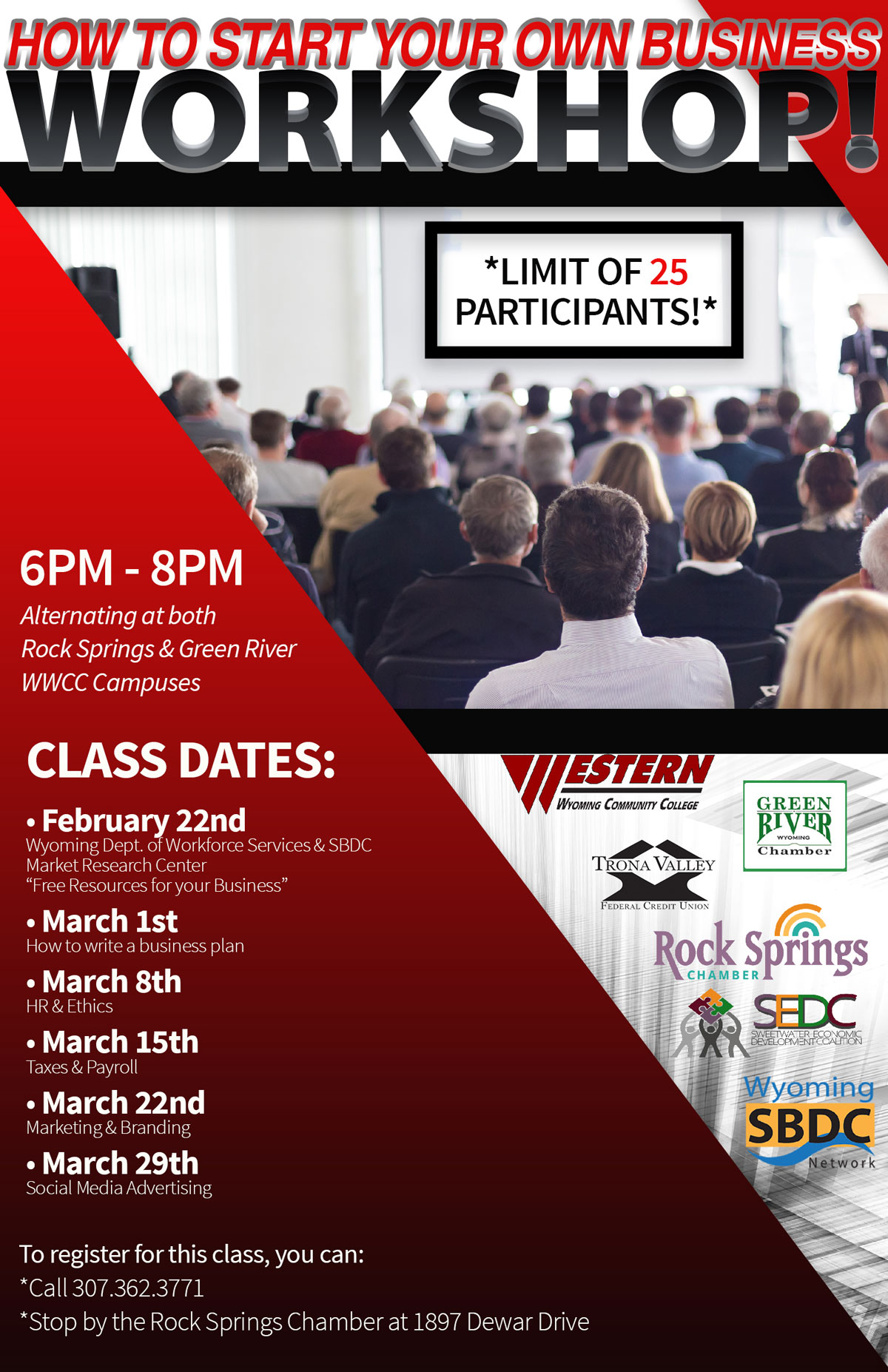 Calling All Aspiring Entrepreneurs: How To Start Your Own Business Workshop Competition Kicks Off February 22nd