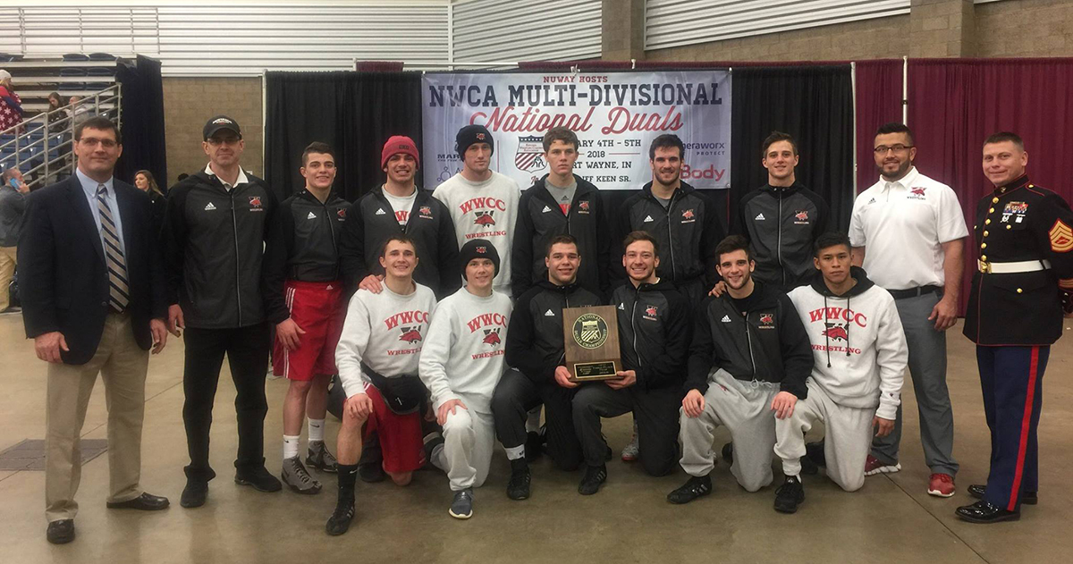 WWCC Wrestling Takes Third at Nationals