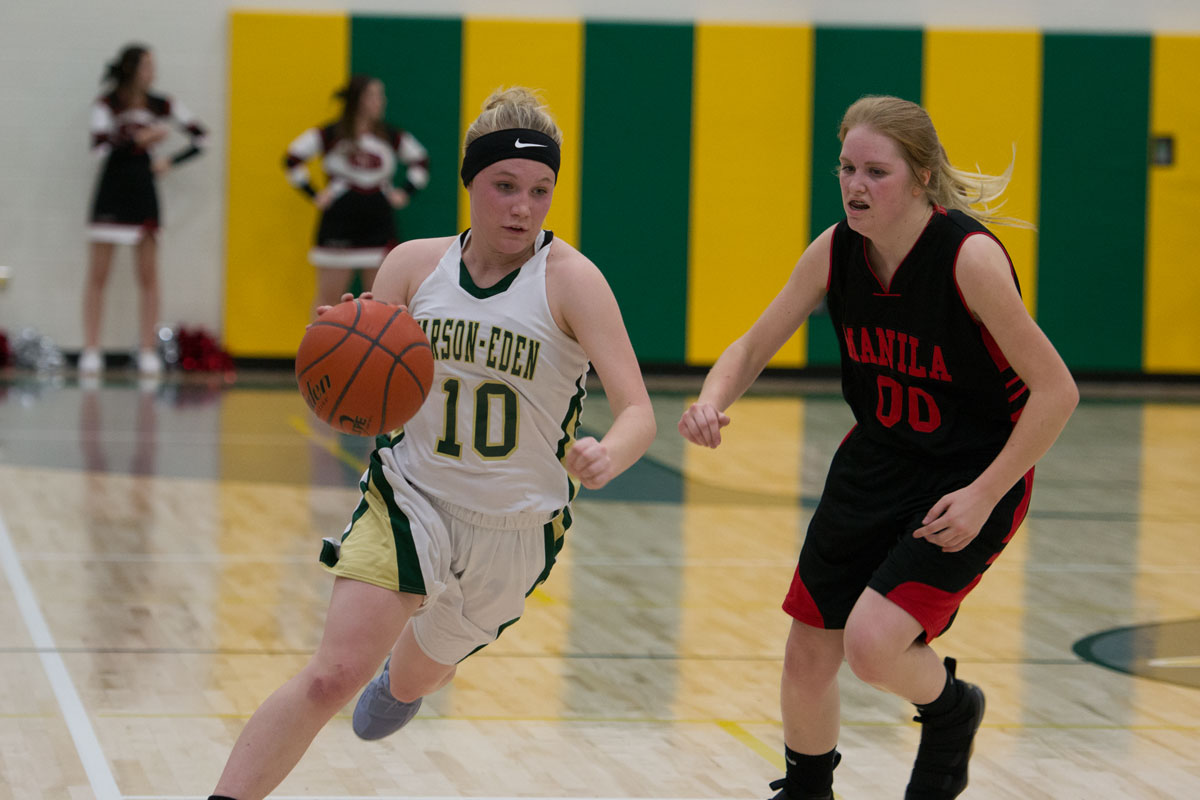 Farson-Eden Girls Basketball Wins Over Manila, 69-41