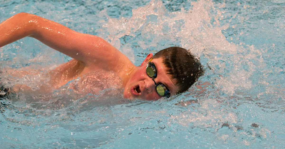 Tigers Swimming and Diving Competes in Cheyenne South Dual