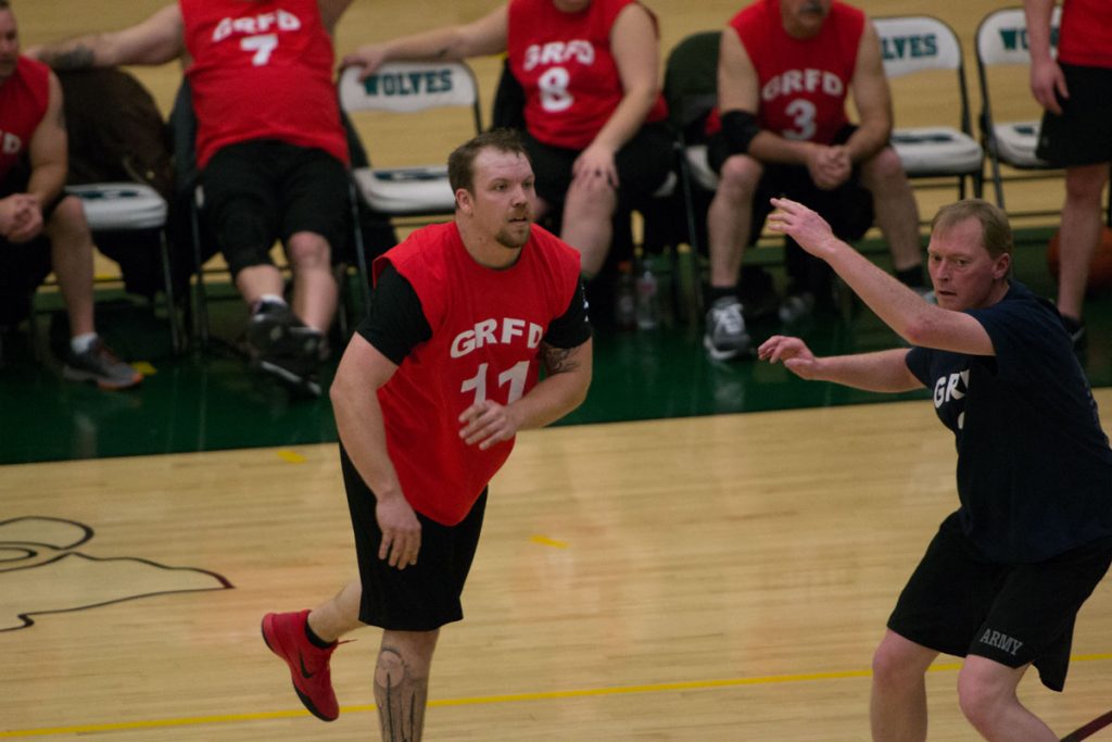 PHOTOS: GRFD Wins Nozzles and Cuffs Make-A-Wish Basketball Game