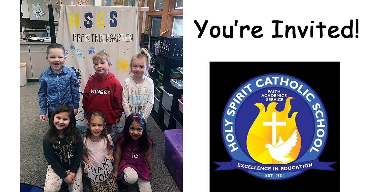 Open House and Registration at Holy Spirit Catholic School