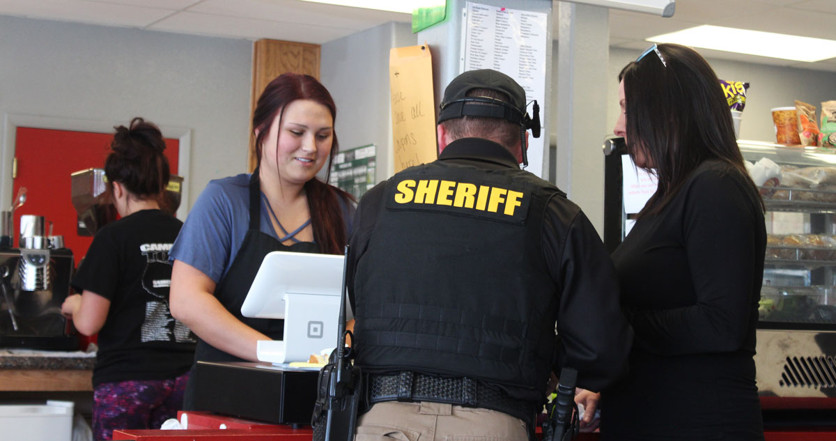 Family Shows Gratitude for First Responders with Luncheon at Stellar Coffee
