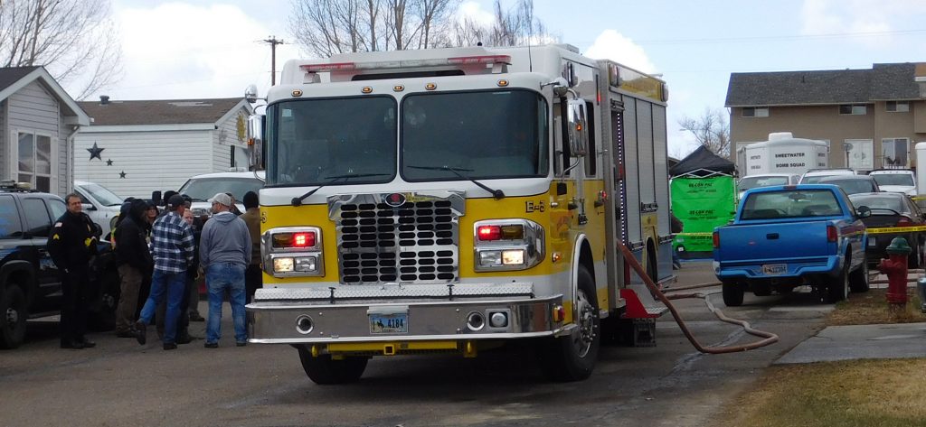 County, City Authorities Respond To Report Of A Drug Lab And Explosives At A Rock Springs Residence
