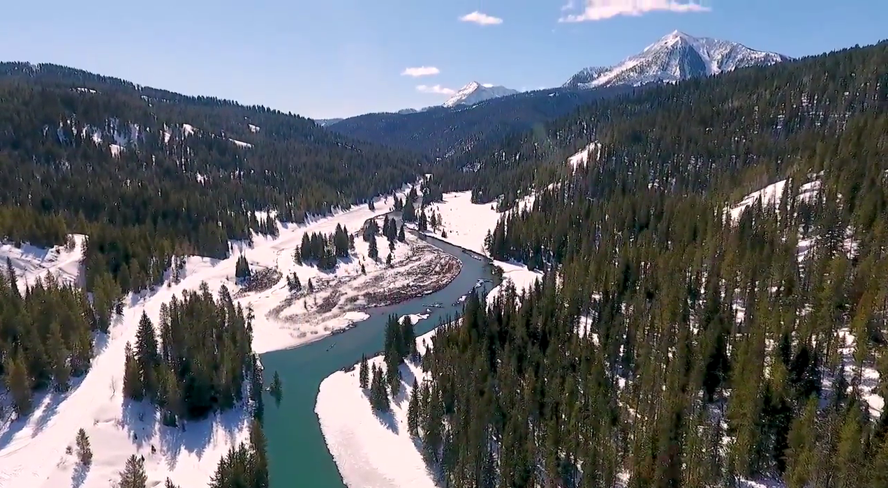 Incredible Aerial Footage of Porcupine Creek Landslide [VIDEO]