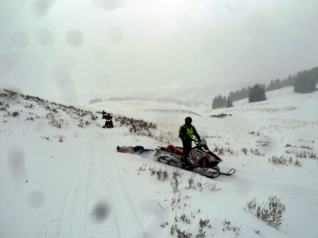 Sublette County Rescuers Reach Injured Snowmobile Rider In Back Country