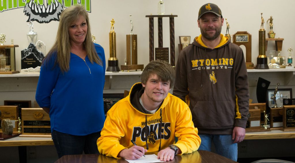 GRHS Football Standout Signs Letter of Intent to Play at UW