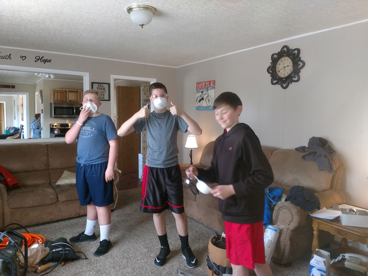 Boy Scouts Complete YWCA Project