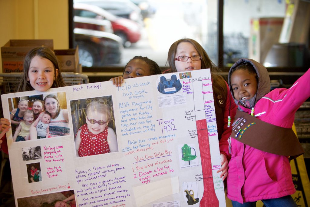 Girl Scouts Putting Cookie Proceeds Toward ADA Playground Equipment