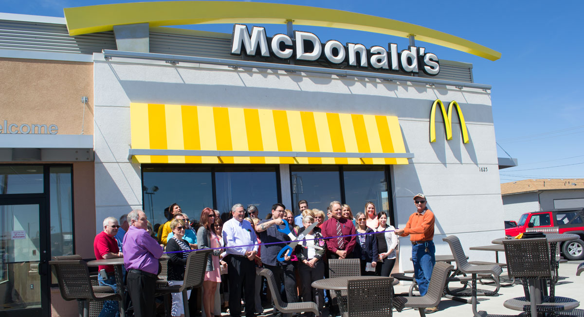Rock Springs Chamber Hosts Ribbon Cutting for Elk Street McDonald’s