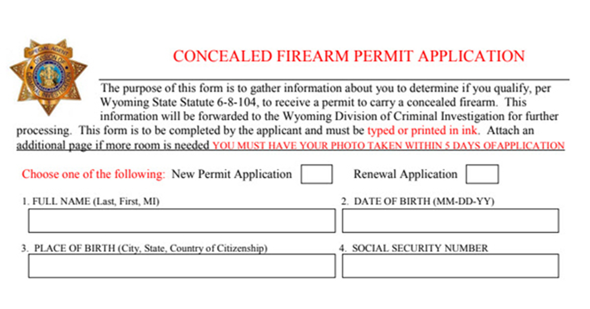 Concealed Firearm Permit Application, Renewal Information Available on Sheriff’s Office Website
