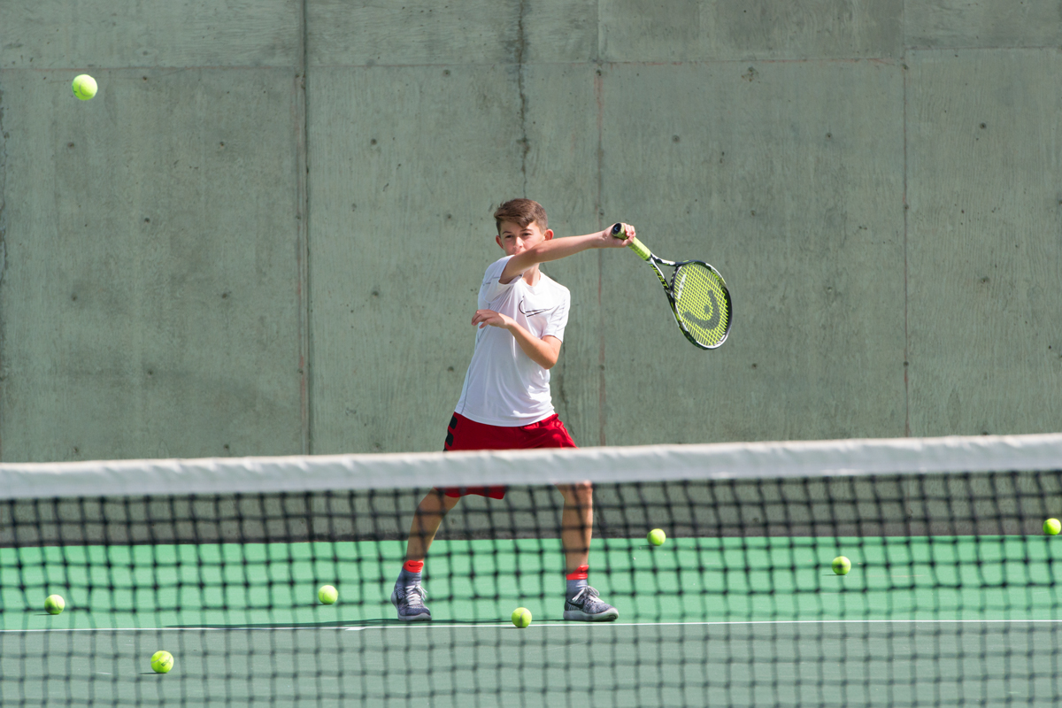 GRHS Hosts Tennis Camp for Middle School Athletes [PHOTOS]