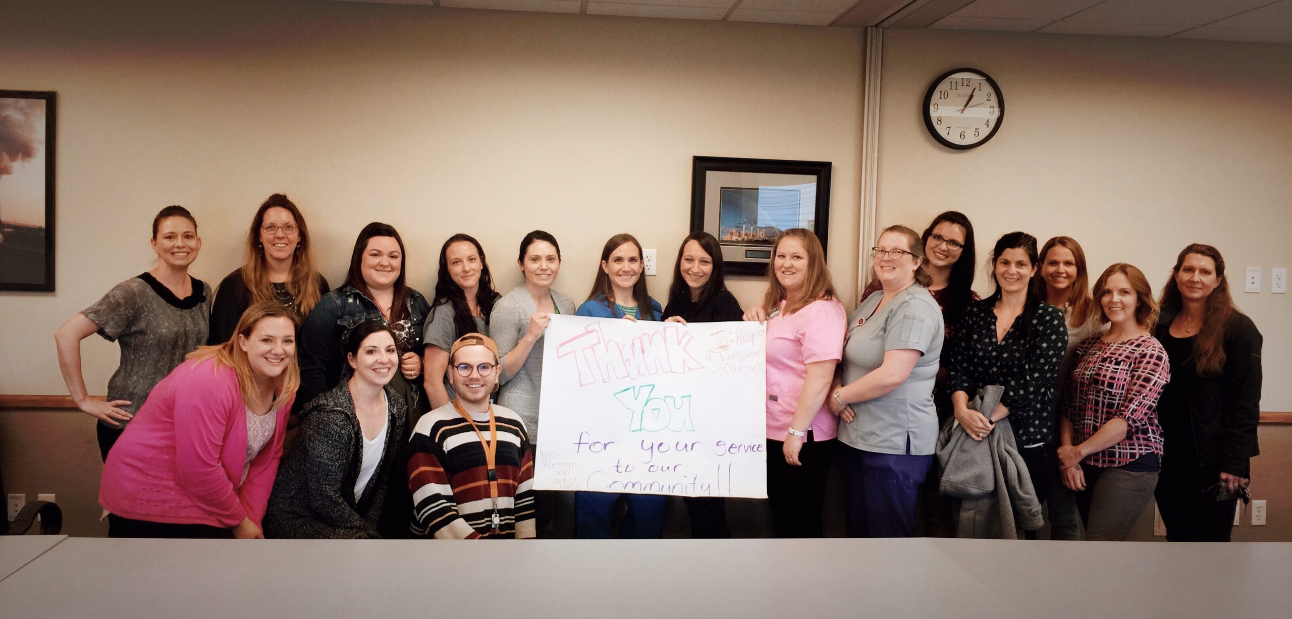 WWCC’s Student Nurses Donate to Hospice in Honor of Former Student