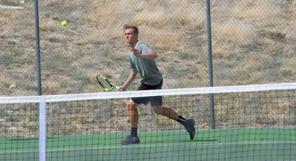 GRHS Spring Tennis Hosts Rawlins and Casper Schools [PHOTOS]
