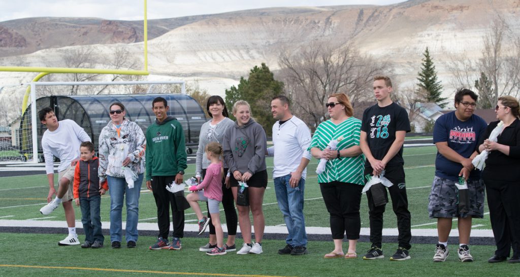 GRHS Track & Field Recognizes Senior Athletes [PHOTOS]