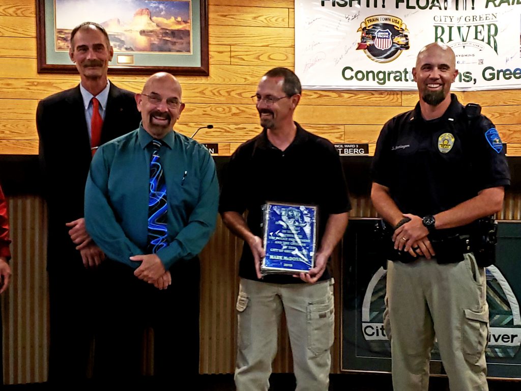 GR City Council Honors Retired GRPD Sergeant Mark McDonald