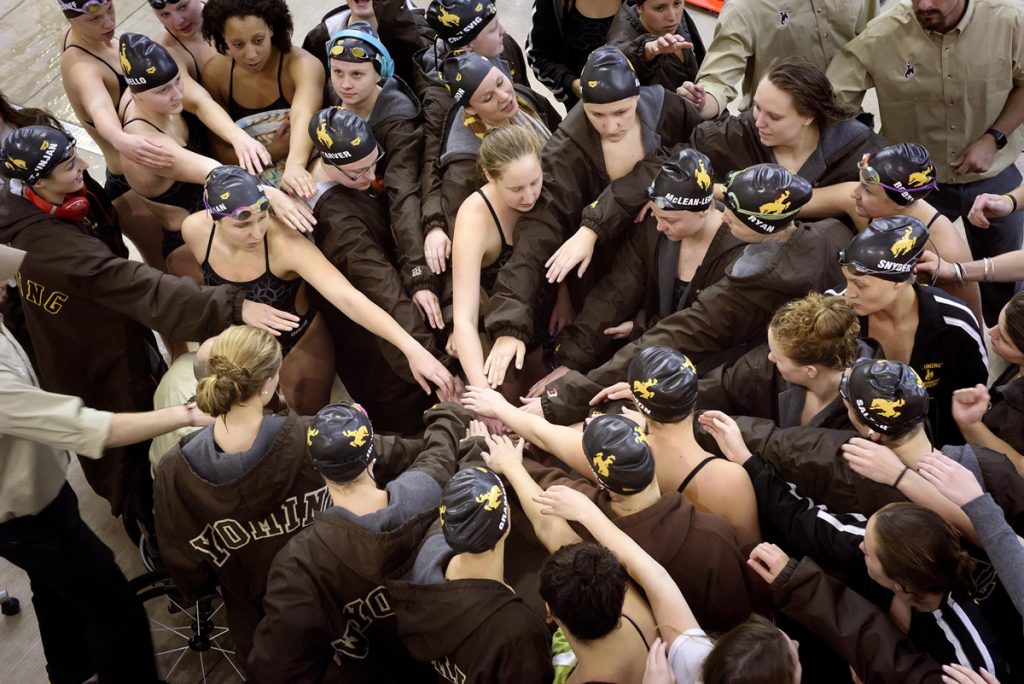 Wyoming Swimming and Diving Honored for Work in Classroom