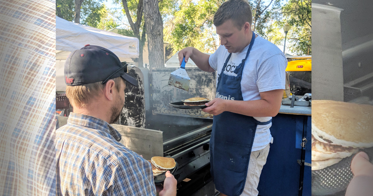 Kiwanis Club of Rock Springs Slings Pancakes for a Cause
