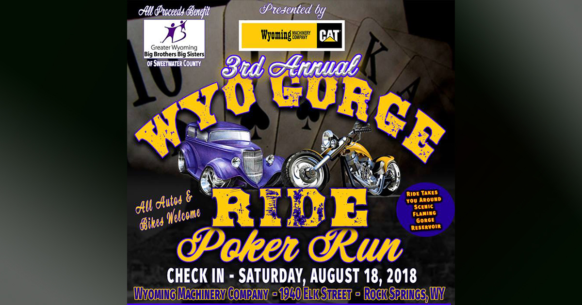 3rd Annual WyoGorge Ride Poker Run