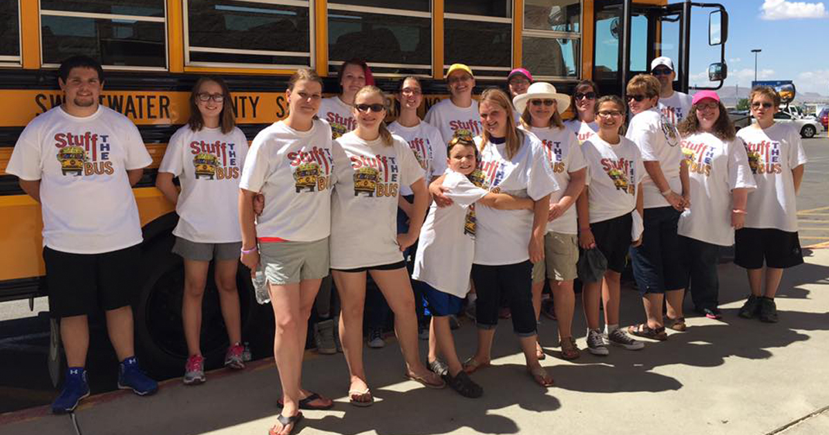 Stuff the Bus for Sweetwater County is July 21-22